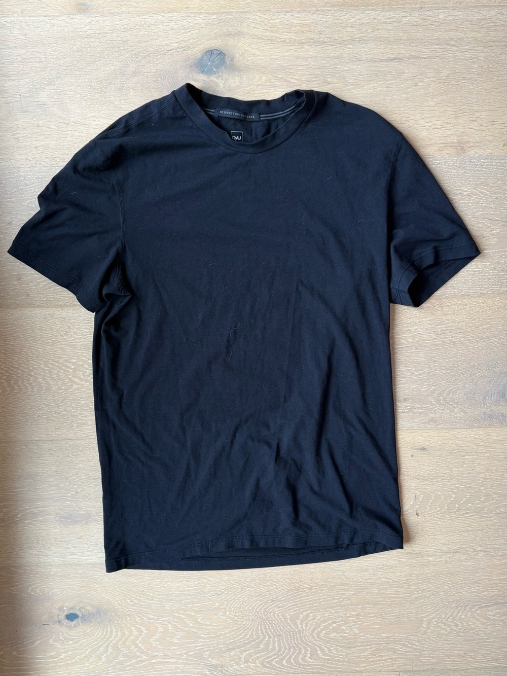 Men's RYU Black Crew Neck T-Shirt